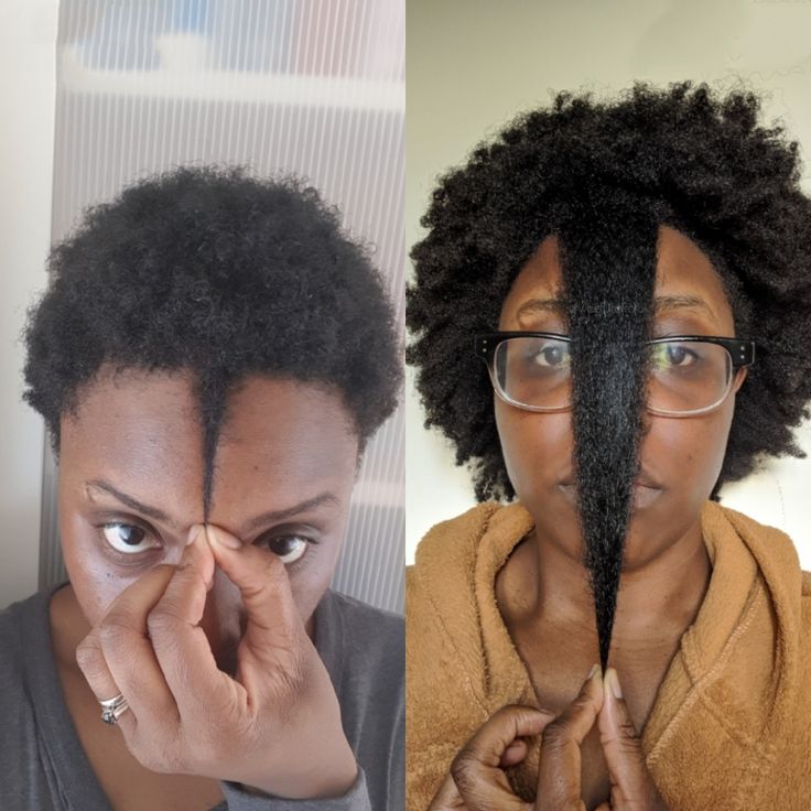 Antes e depois do crescimento capilar de uma leitora